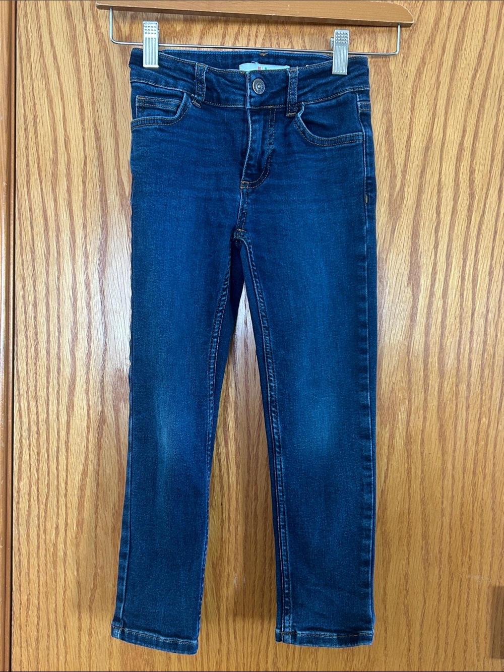 Mini Boden Girls Skinny Jeans Sz 6 Adjustable Waist